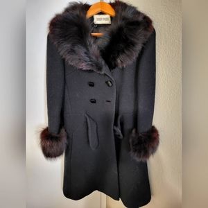 Black Wool Dress Coat